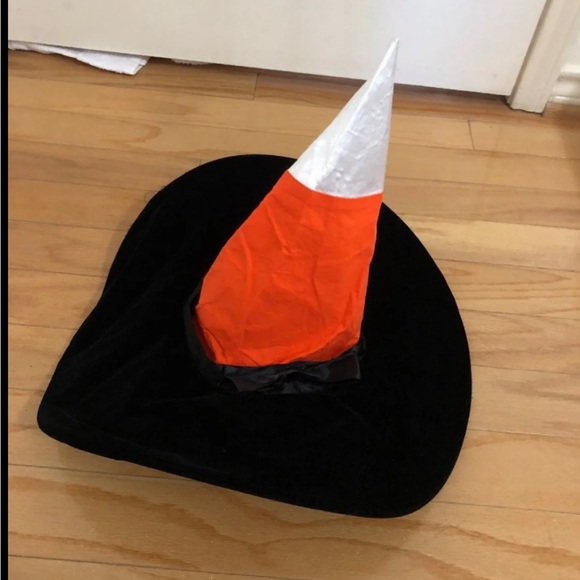 Kids Halloween Candy Corn Witch Costume - Picture 4 of 5